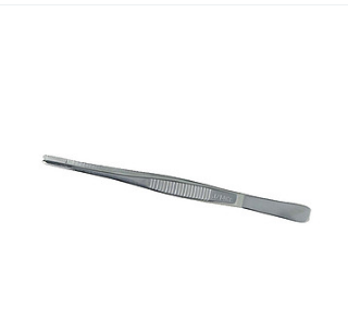 金鐘醫(yī)用鑷 J42025（14cm橫齒，敷料 ）