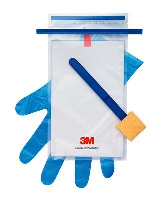 3m? ssl10nb2g海綿涂抹棒，含10毫升中和緩沖液和手套 ，100套/箱