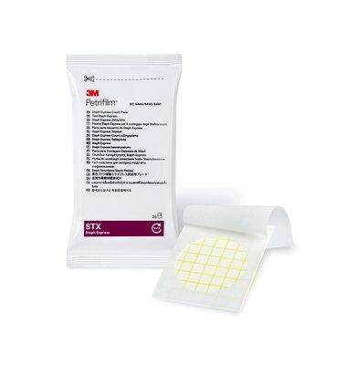 3m? petrifilm? 6491金黃色葡萄球菌快速測(cè)試片，500片/箱。