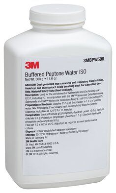 3m? bpw500緩沖蛋白胨水iso，500克，1件裝